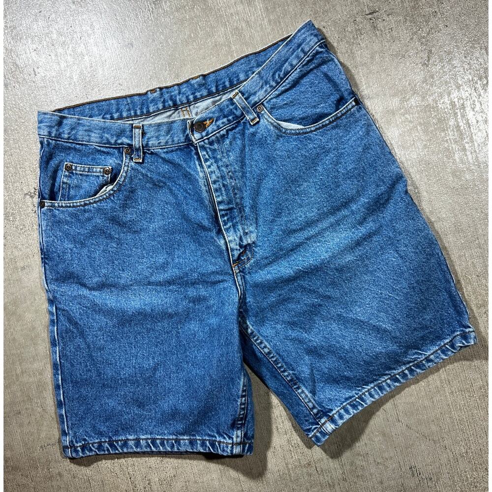 Y2K Denim Shorts 34 Blue Baggy Jorts